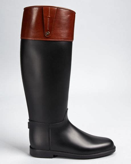 equestrian style rain boot burberry|Burberry rain boots on sale.